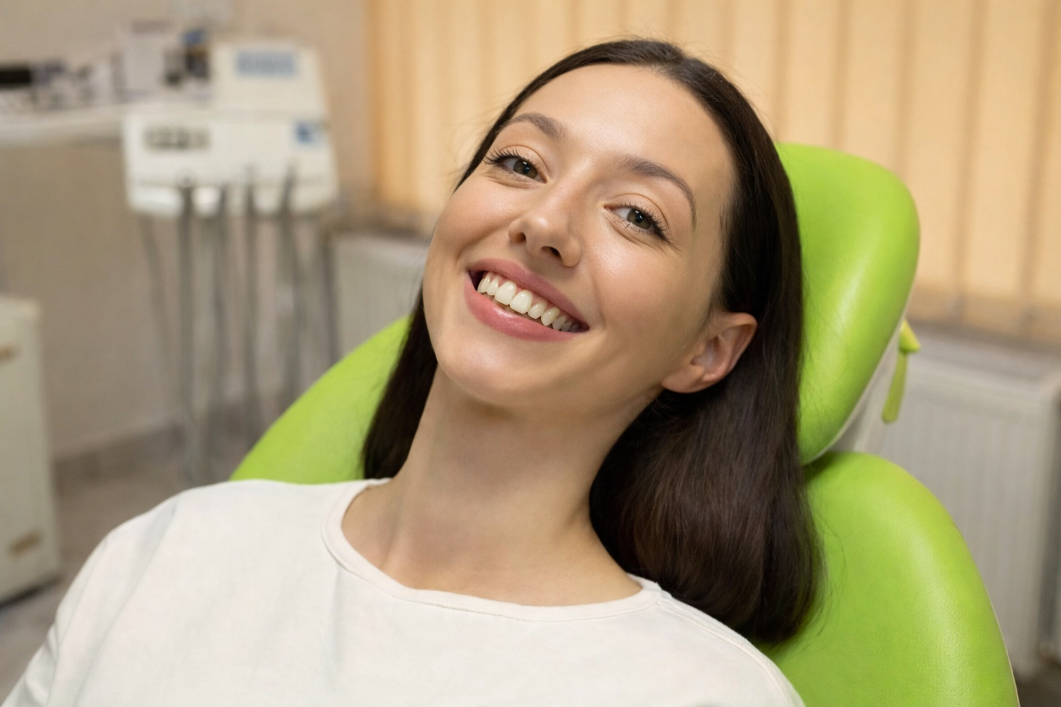 Pacient fericit la KovácsDent / Happy patient at KovácsDent